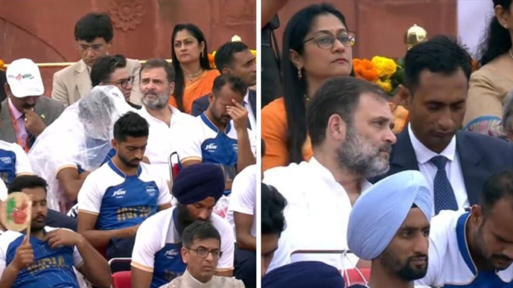 LoP Rahul gandhi at red fort I-Day event