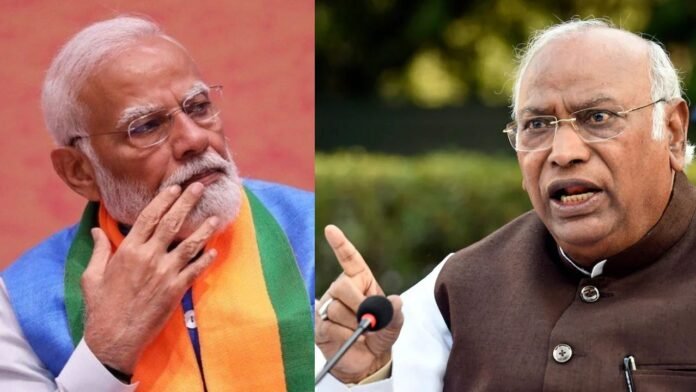 Mallikarjun Kharge and Modi