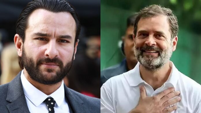 Saif Ali Khan and Rahul Gandhi