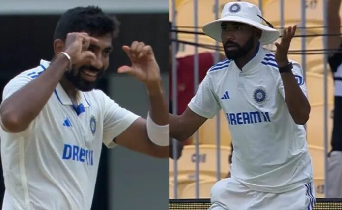 Jasprit Bumrah Mocks Mohammed Siraj On The Field