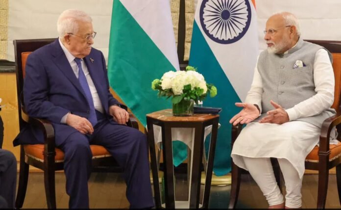 narendra modi Mahmood Abbas