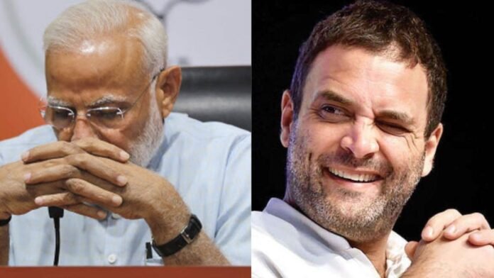 Narentra Modi and Rahul Gandhi