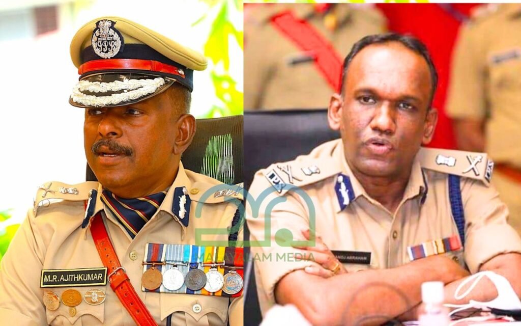 MR Ajithkumar IPS and Manoj Abraham IPS