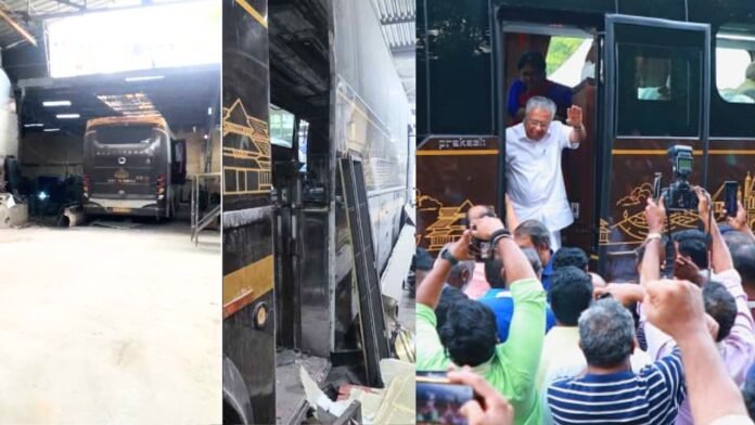 Navakerala Bus and Pinarayi vijayan