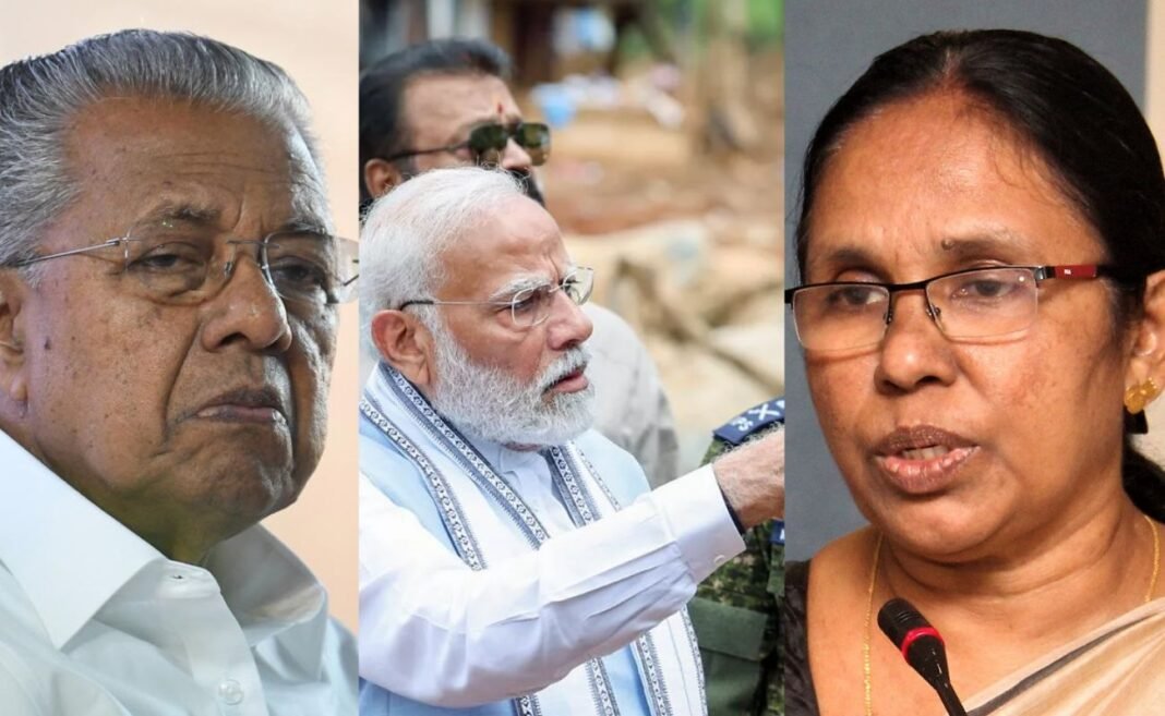 Modi Pinarayi and Shailaja