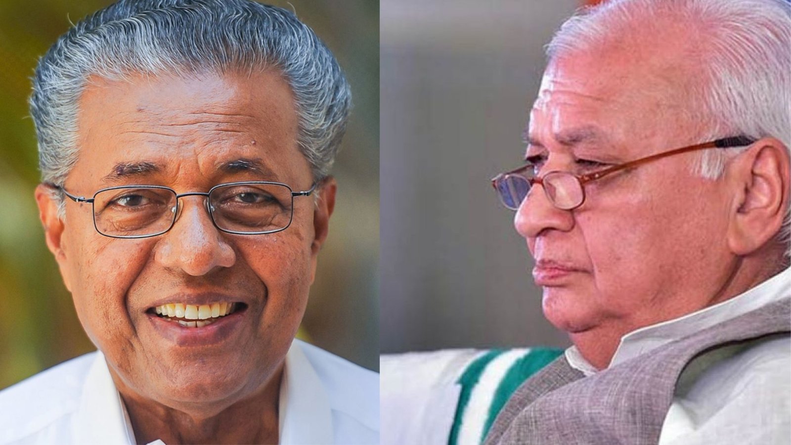 Pinarayi and Arif Mohammad Khan