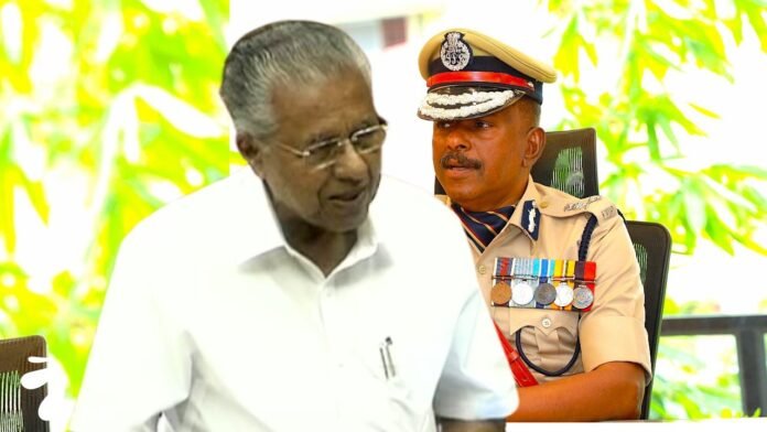 Pinarayi Vijayan and ADGP Ajith Kumar