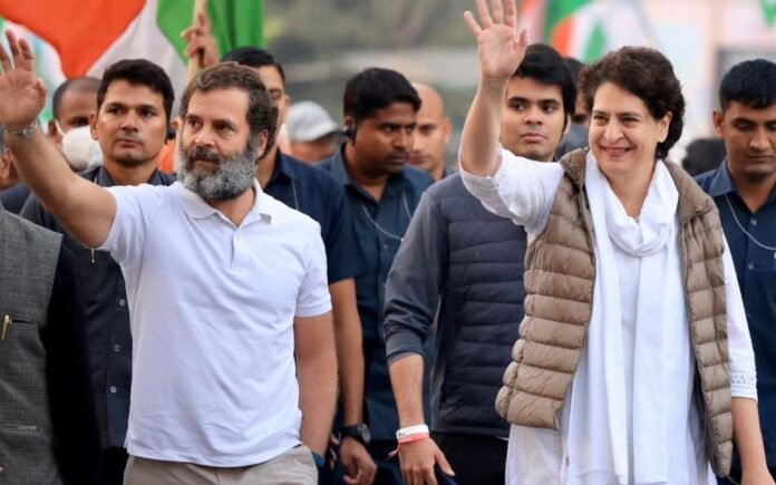 Rahul Gandhi and Priyanka Gandhi