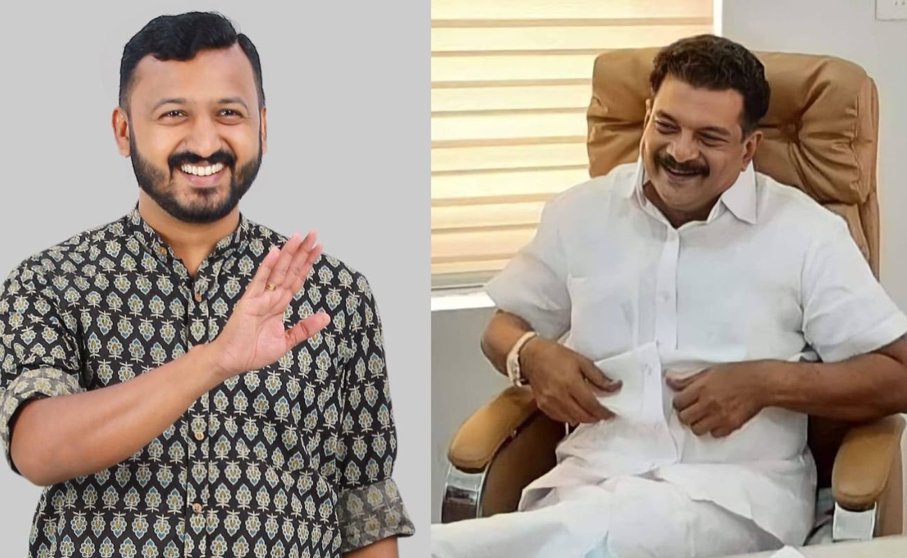 Rahul Mankoottathil and PV Anvar