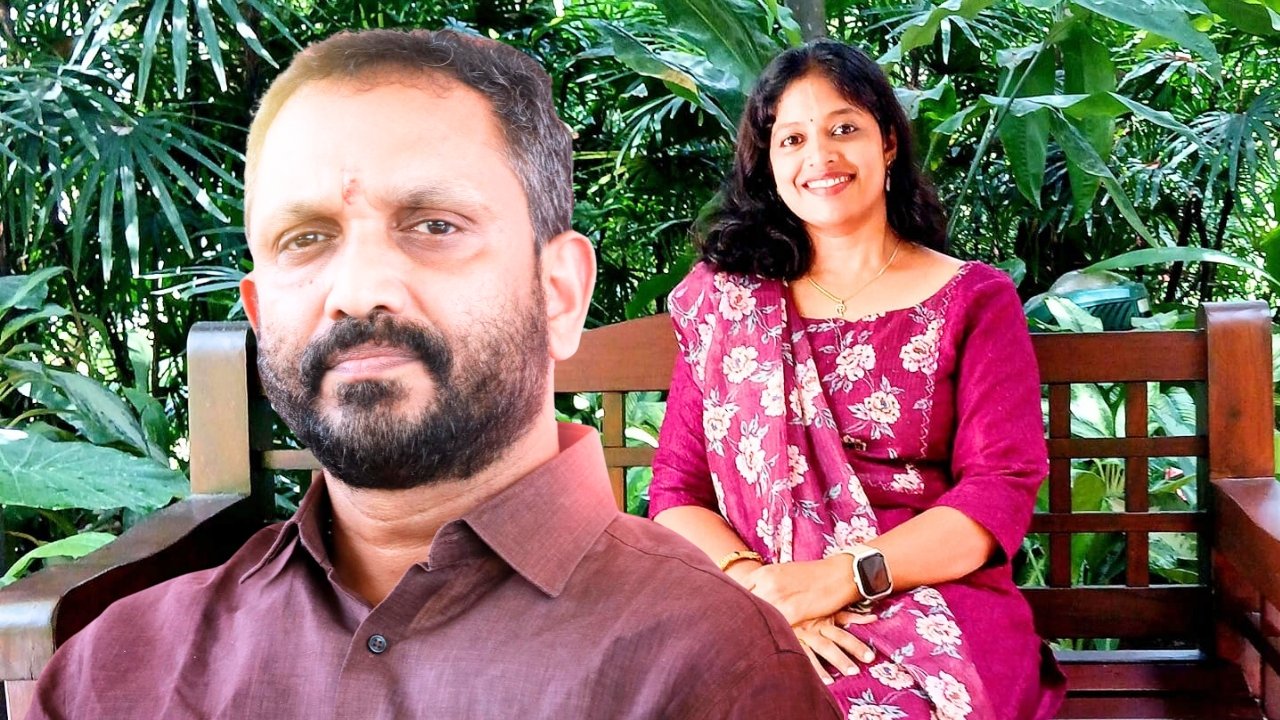 BJP Kerala State President k surendran and bjp wayanad candidate Navya haridas