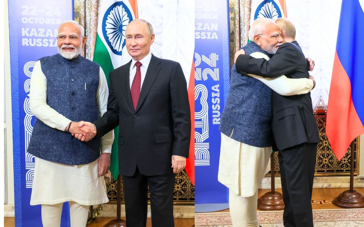 Naredra Modi and Vladimar Putin