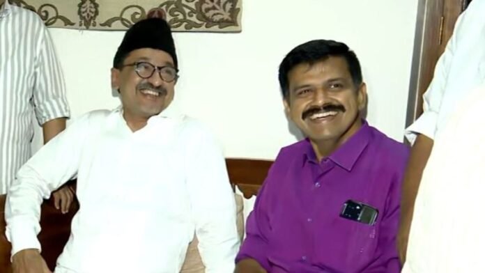 Sandeep g varier and Panakkad Sadikali thangal