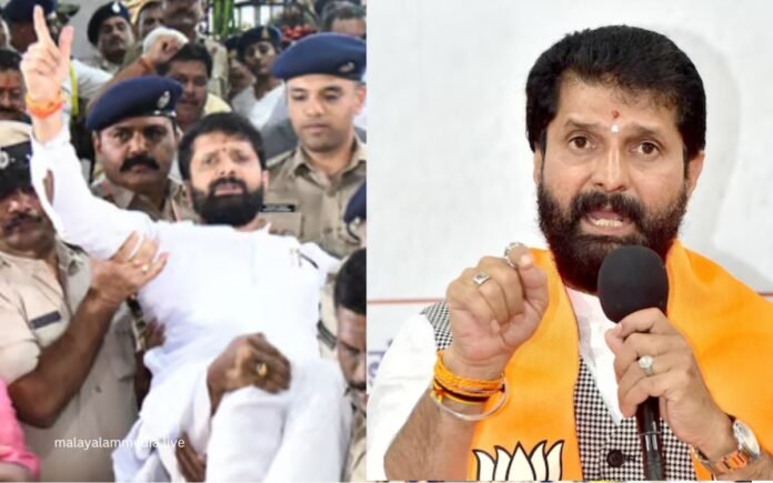 BJP Leader ST Ravi Arrested