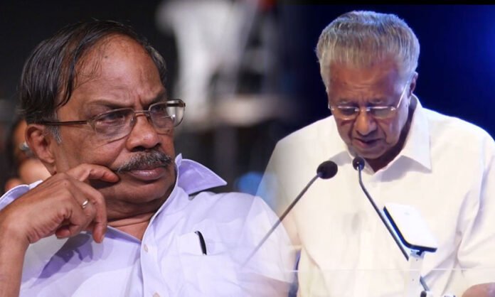 MT Vasudevan nair and CM Pinarayi vijayan