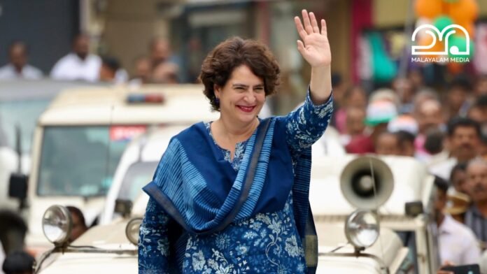 Priyanka Gandhi Vadra at wayanad