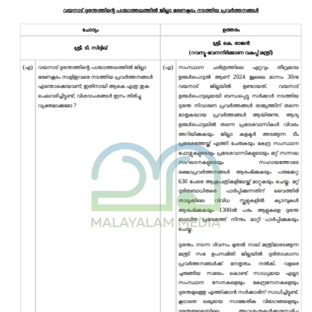 SDRF Allocation assembly answer