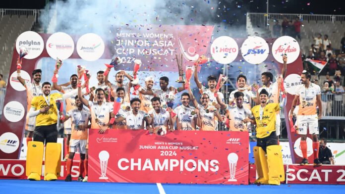 India Win Historic Fifth Men’s Junior Hockey Asia Cup Title