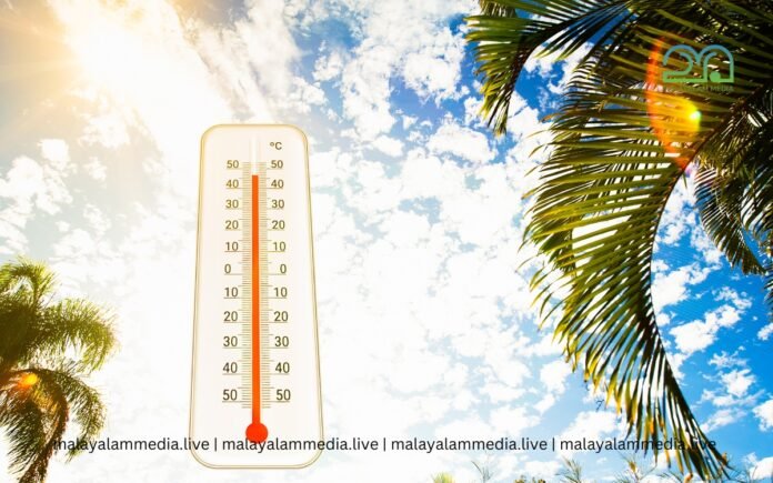 High temperature warning Kerala