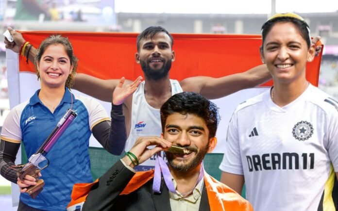 Khel Ratna Award Manu Bhaker, D Gukesh, Harmanpreet Singh and Praveen Kumar