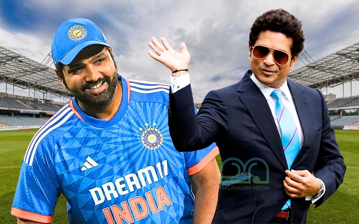 Rohit sharma and Sachin tendulkar