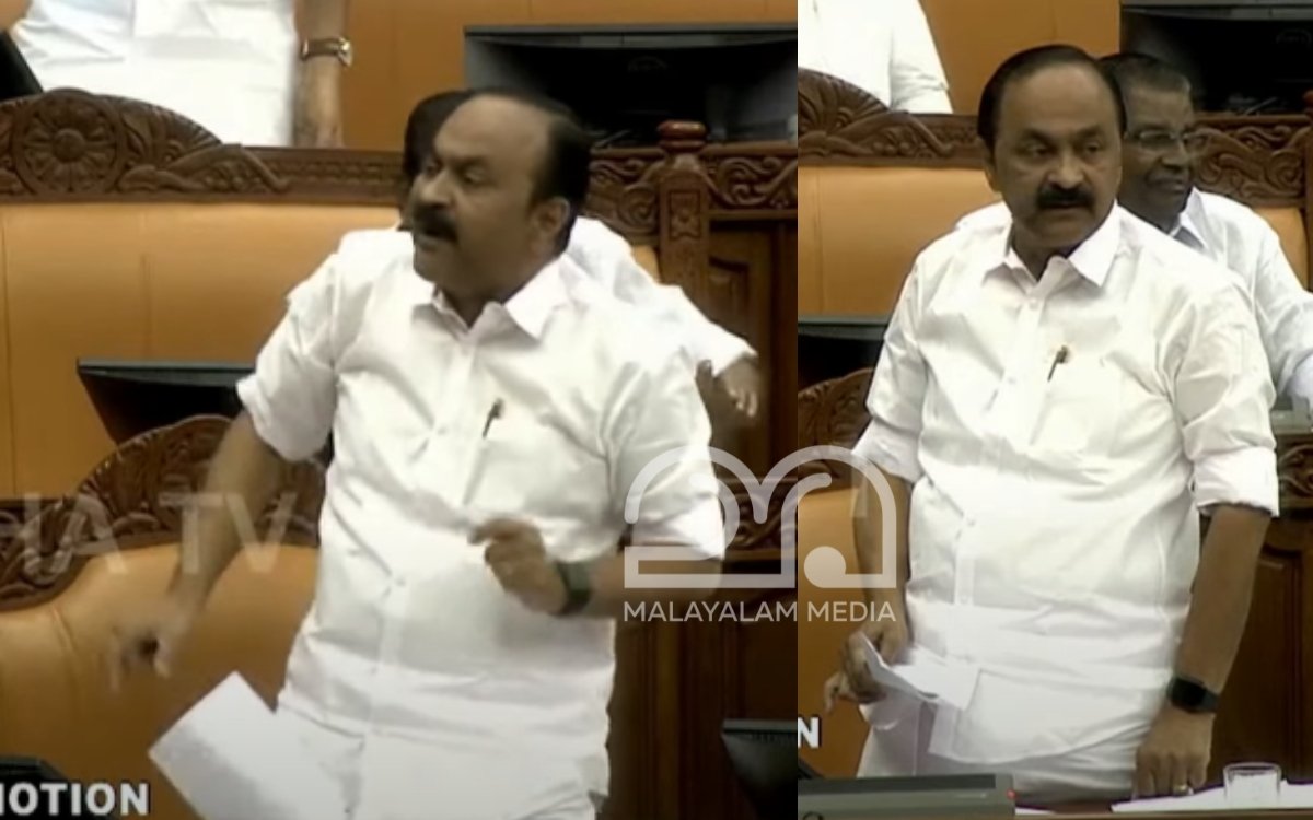 VD Satheesan angry at kerala assembly