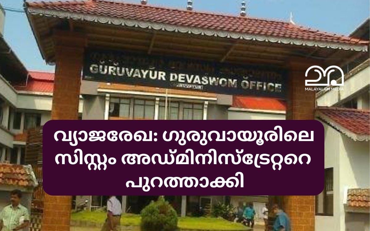 Guruvayur Devaswom recruitment