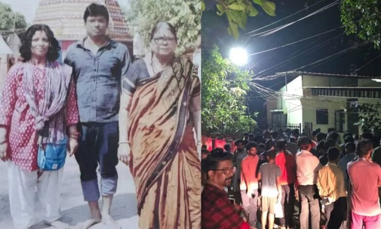 Manish Vijay IRS, Shalini Vijay and mother Shakuntala Agarwal