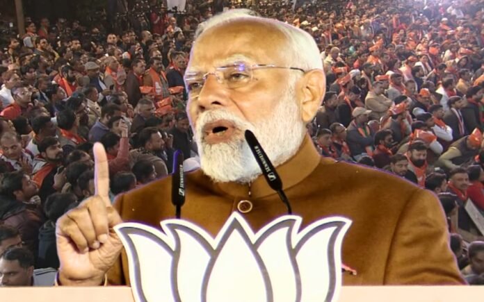 Narendra Modi Addressing BJP Party workers at Delhi