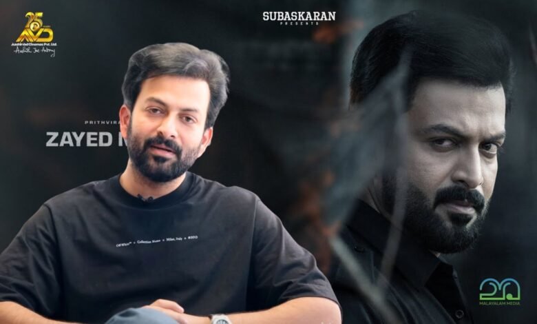 Prithviraj Sukumaran as Zayed Masood in L2E Empuraan | Mohanlal | Murali Gopy | March 27