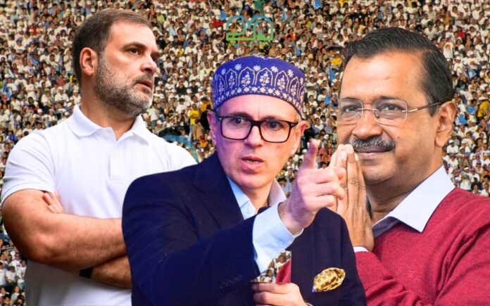 Rahul Gandhi Omar Abdullah and Arvind Kejriwal