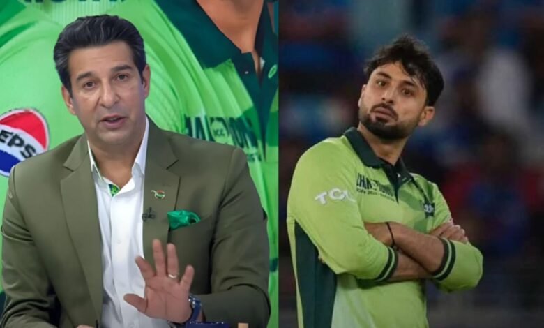 Wasim Akram and Abrar Ahmed - pakistan cricket team