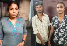 Aneesh, ajith and Karthika arrested for theft