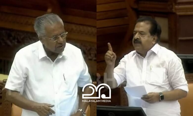 CM Pinarayi vijayan and Ramesh Chennithala