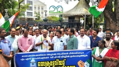 M Lijuat Kerala Secretariat March