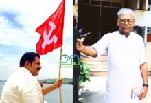 M Mukesh MLA and VS Achuthanandan