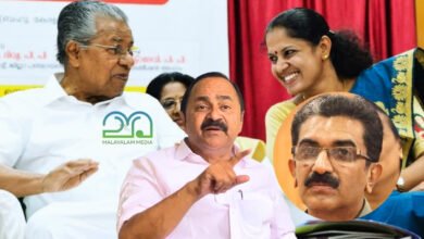 CM Pinarayi vijayan PP Divya and VD Satheesan