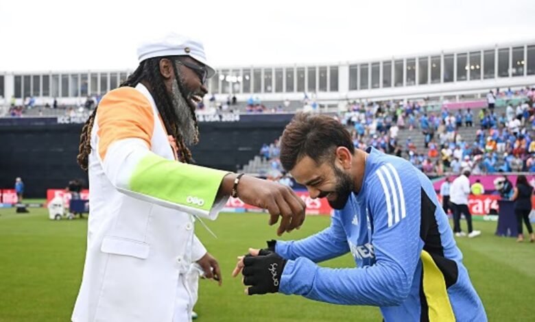 Virat Kohli and Chris gayle