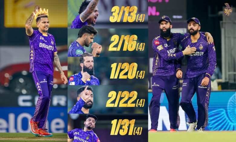 IPL 2025 CSK Vs KKR Kolkata Knight Riders Bowlers