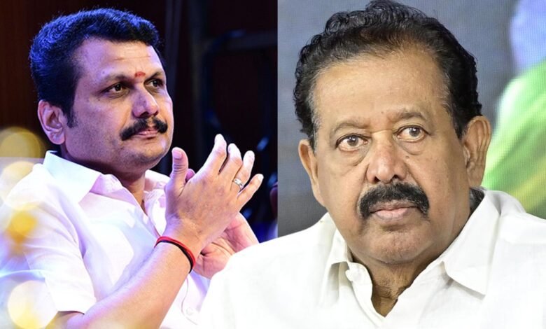 V Senthil Balaji and K Ponmudy