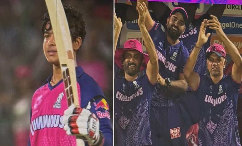 Vaibhav Suryavanshi Rahul Dravid Rajasthan Royals