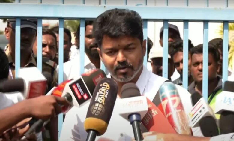 Actor Vijay Press Meet