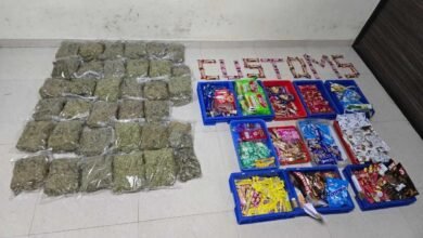 Ganja Seized from Kerala Airport
