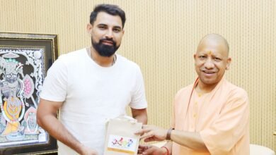 Mohammed Shami and Yogi Adityanath