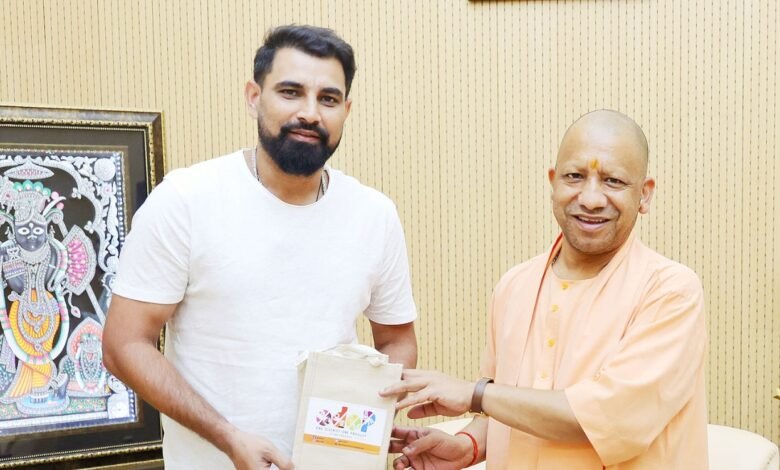 Mohammed Shami and Yogi Adityanath
