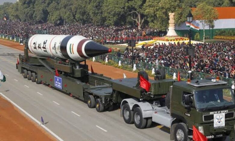 Conventional Agni-V missile India