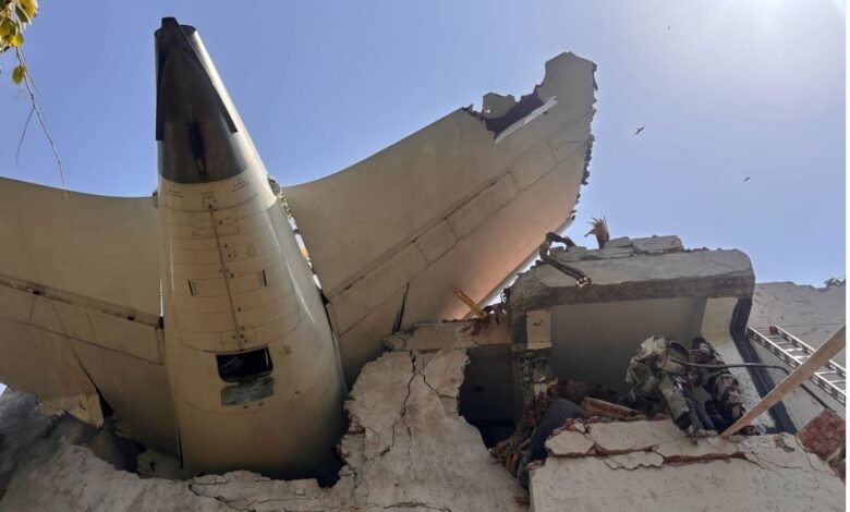 An Air India plane crashed in Ahmedabad pics