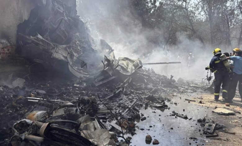 An Air India plane crashed in Gujarat's Ahmedabad