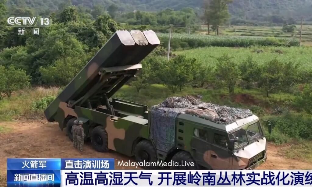 China cruise missile drill