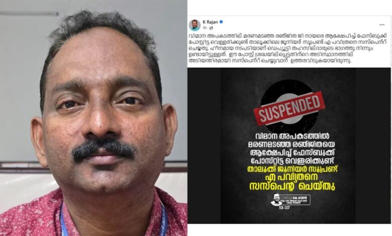 Deputy Tahsildar suspended