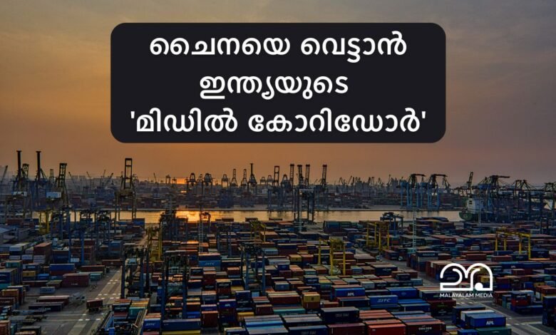 India Middle Corridor trade route